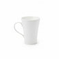 Mug blanc Onde en porcelaine avec motif de vagues en relief