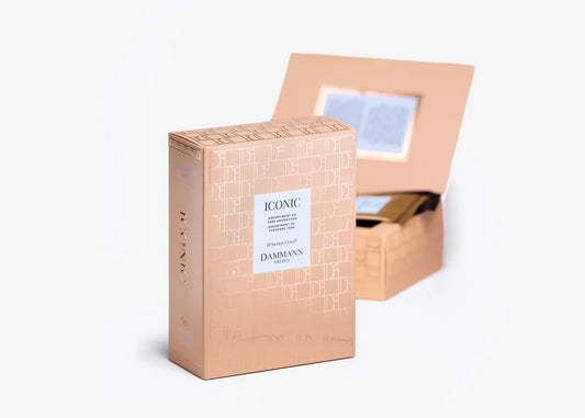 Coffret Iconic Dammann Frères rose poudré - 20 sachets Cristal surremballés