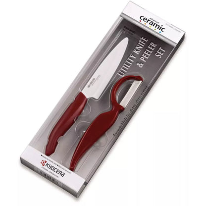Set couteau et éplucheur en céramique - kyocera