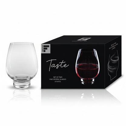 Set de 2 verres à vin Freeform - grande capacité de 60 cl