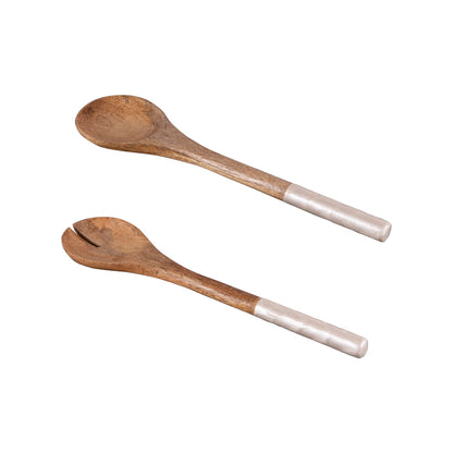 Couvert à salade Venus en manguier 28 cm - Table passion