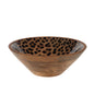 Saladier Léopard en manguier 30 cm - Table Passion