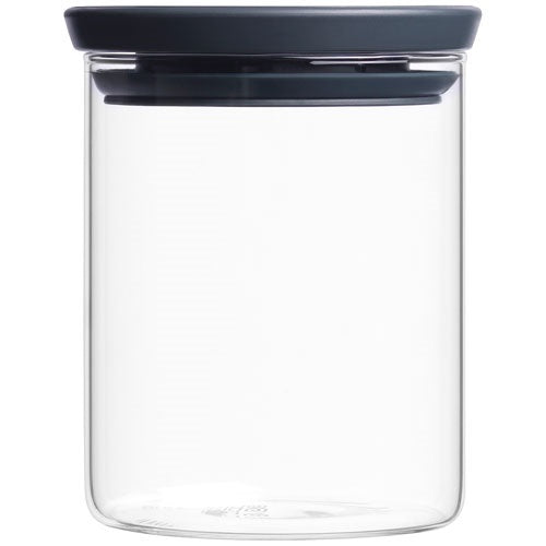 Bocal en verre empilable Brabantia avec couvercle