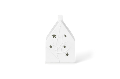 Petite maison lumineuse de Noël Räder porcelaine blanche
