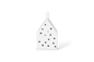 Petite maison lumineuse étoilée de Noël Räder porcelaine blanche
