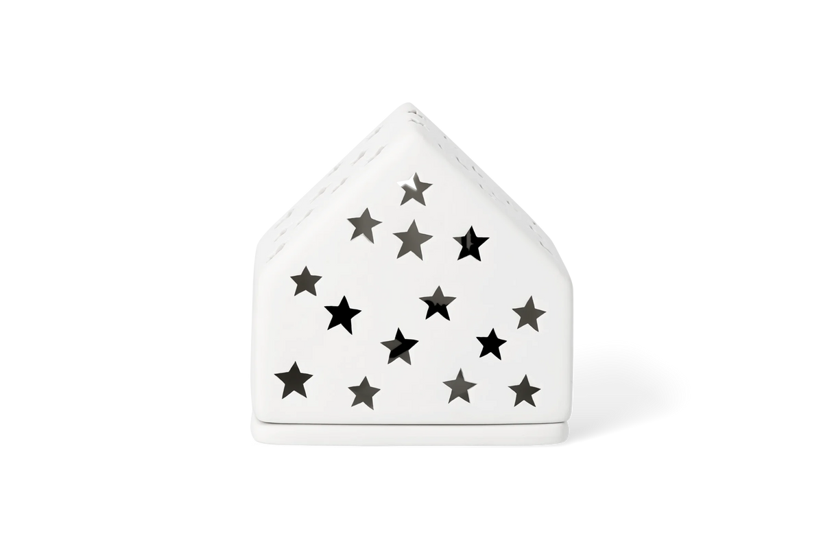 Maison lumineuse étoiles Räder porcelaine blanche