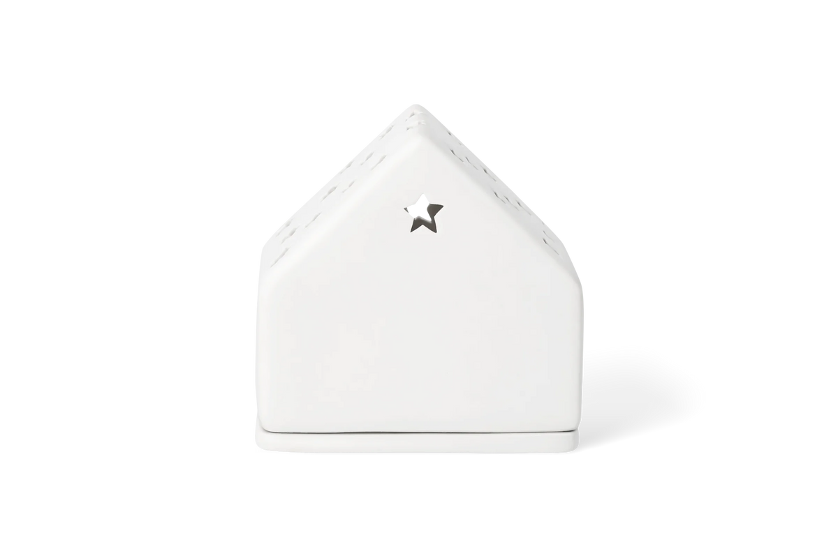 Maison lumineuse étoiles Räder porcelaine blanche