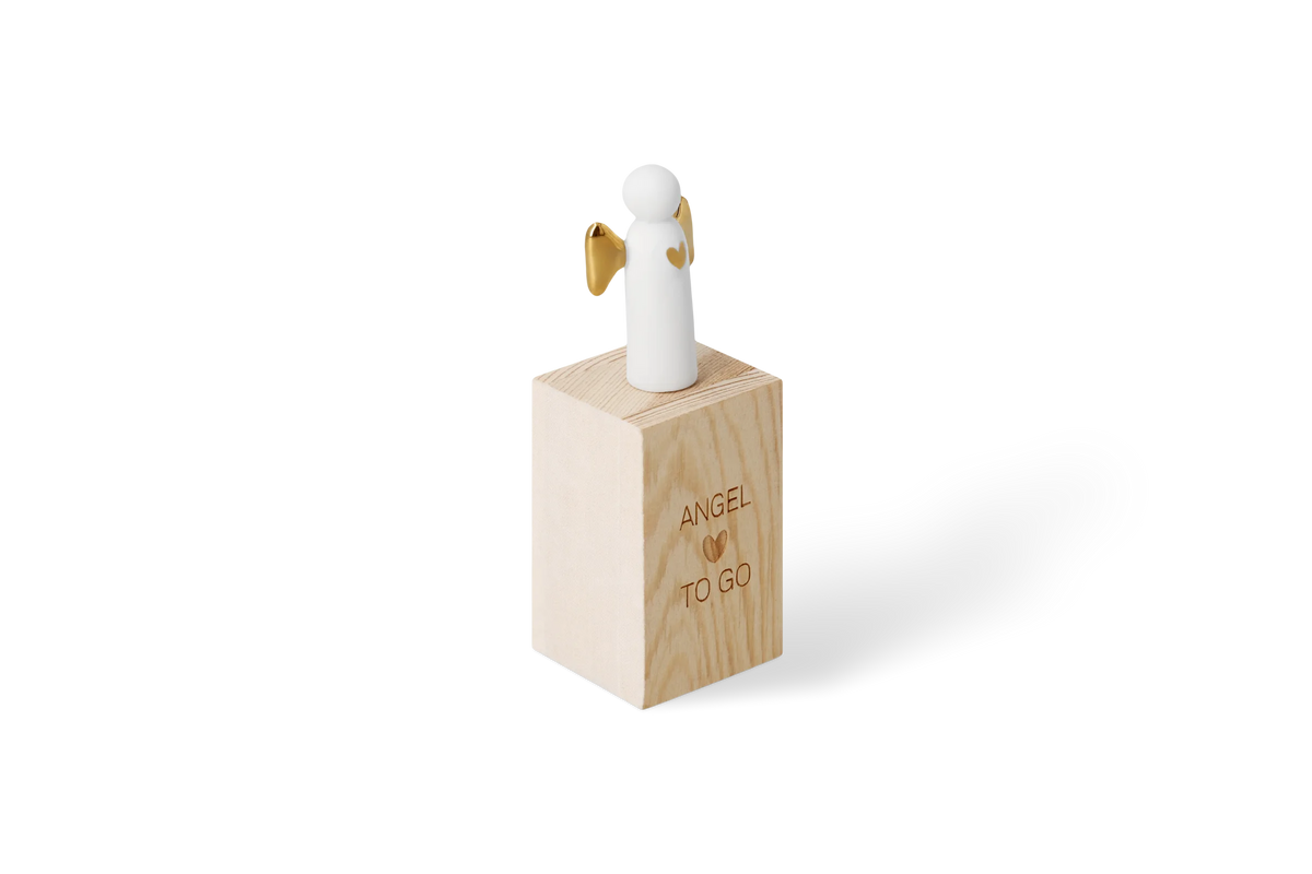 Petit ange compagnon en coffret Räder porcelaine