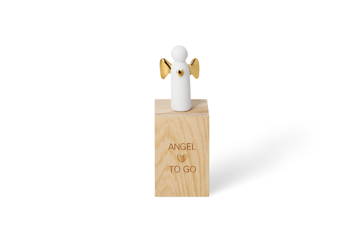 Petit ange compagnon en coffret Räder porcelaine