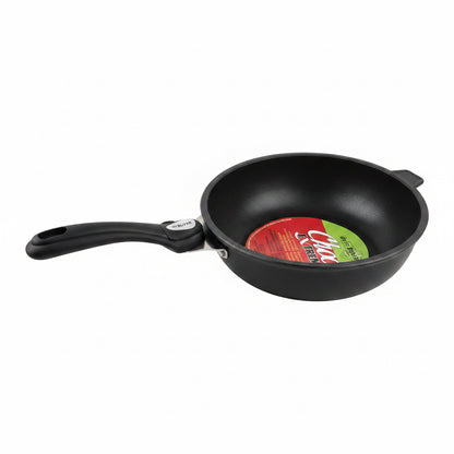 Sauteuse anti-adhésive choc extrême Twisty + poignée - De Buyer