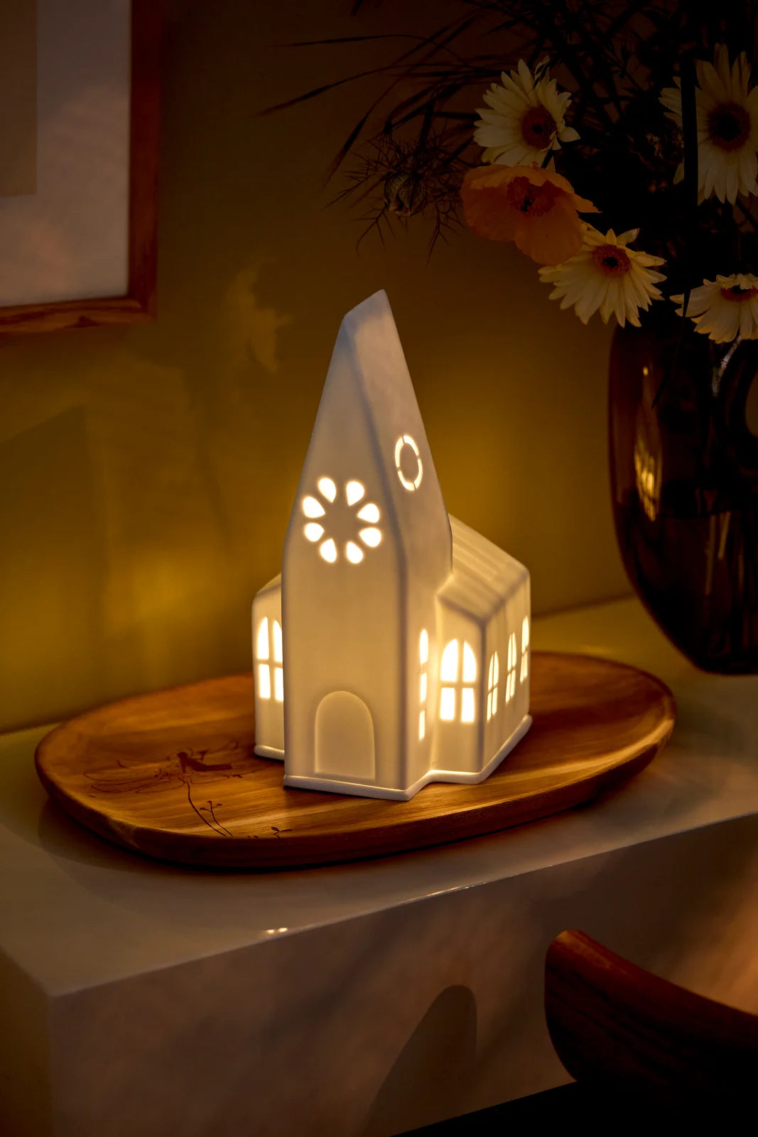 Petite église Räder porcelaine blanche