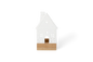 Objet lumineux maison en pain d'épices Räder porcelaine blanche