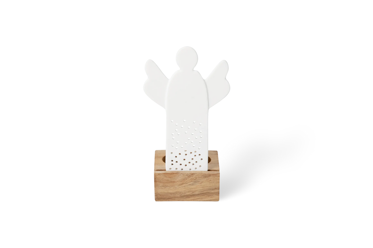 Objet lumineux ange blanc Räder porcelaine