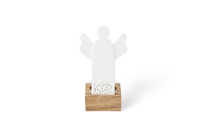 Objet lumineux ange blanc Räder porcelaine