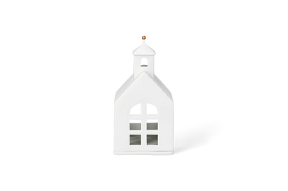 Petite chapelle lumineuse Räder porcelaine blanche