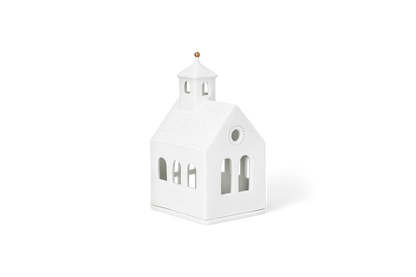 Petite chapelle lumineuse Räder porcelaine blanche