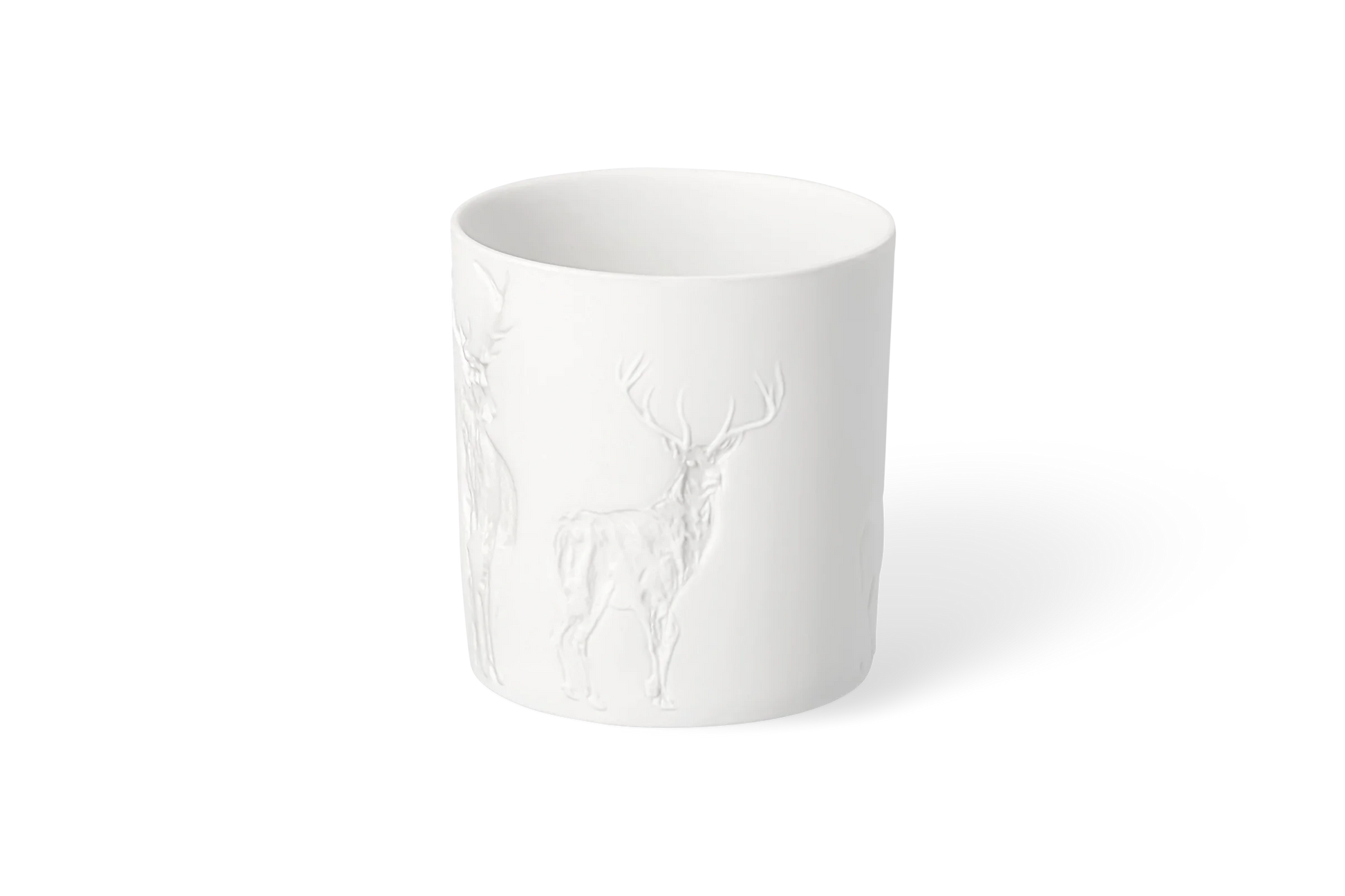 Photophore porcelaine cerf Räder porcelaine blanche