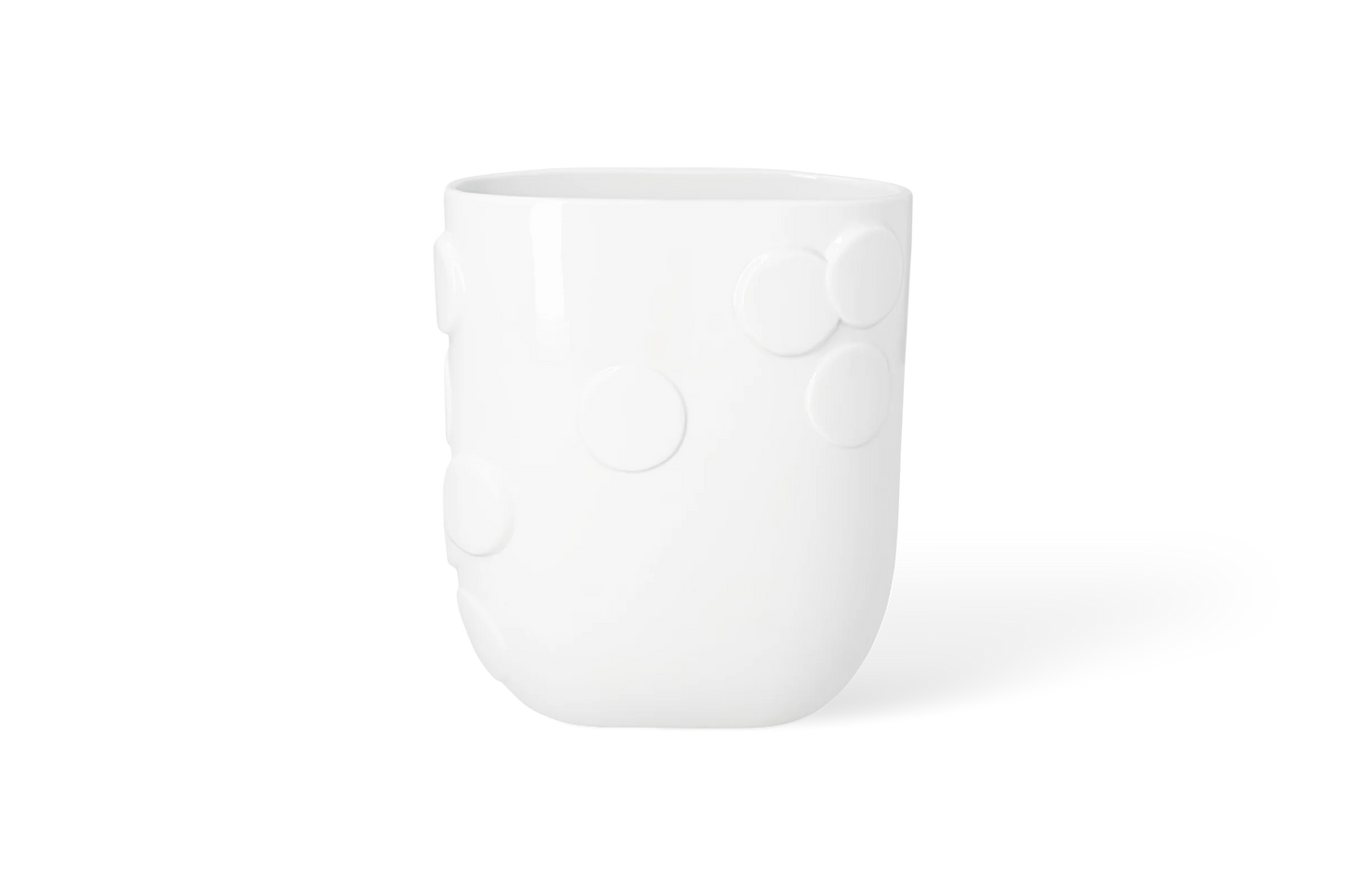 Vase point doré Räder porcelaine blanche