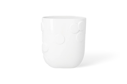 Vase point doré Räder porcelaine blanche