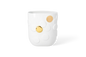 Vase point doré Räder porcelaine blanche