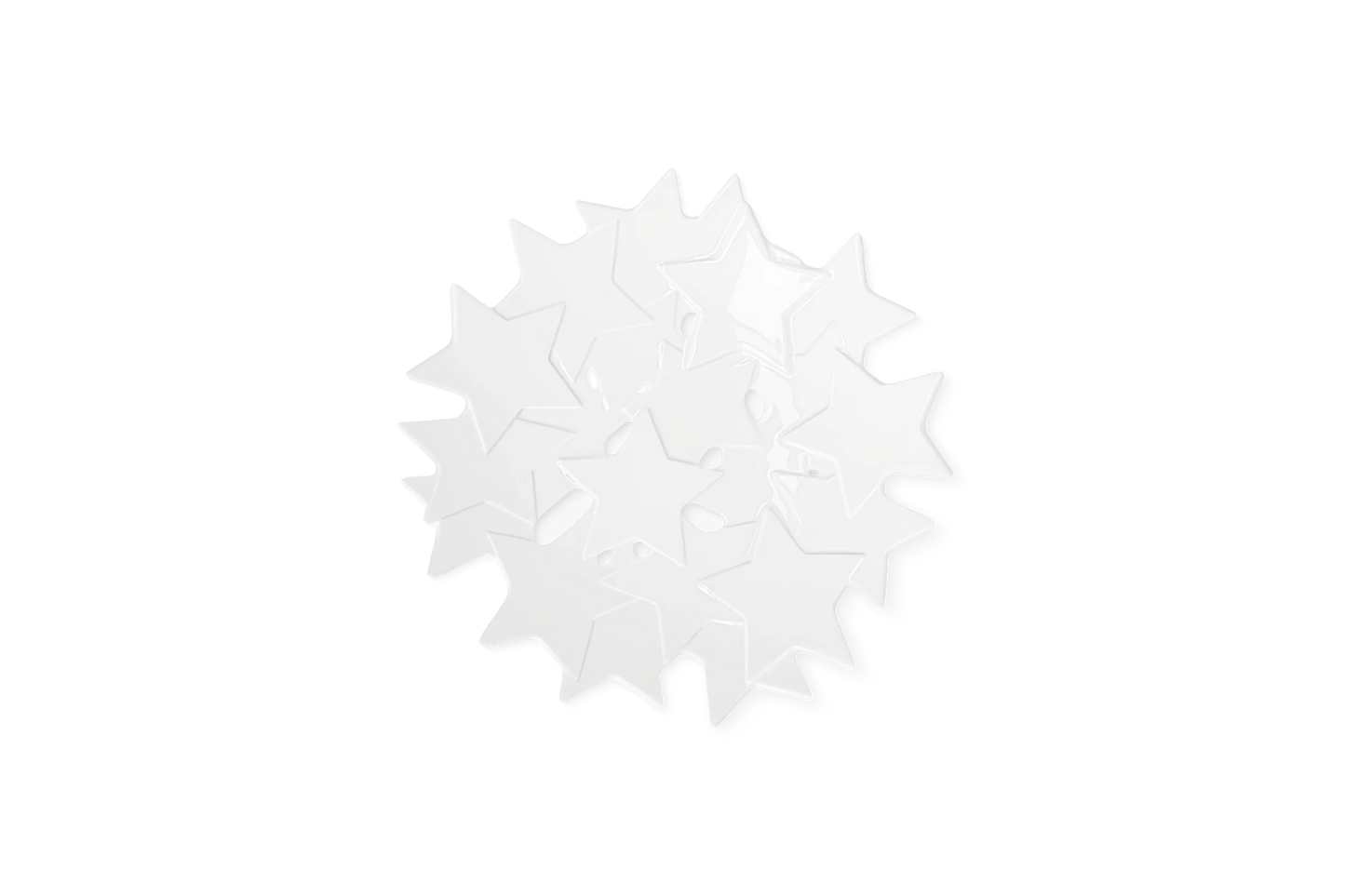 Coupelle bord étoilé Räder porcelaine blanche