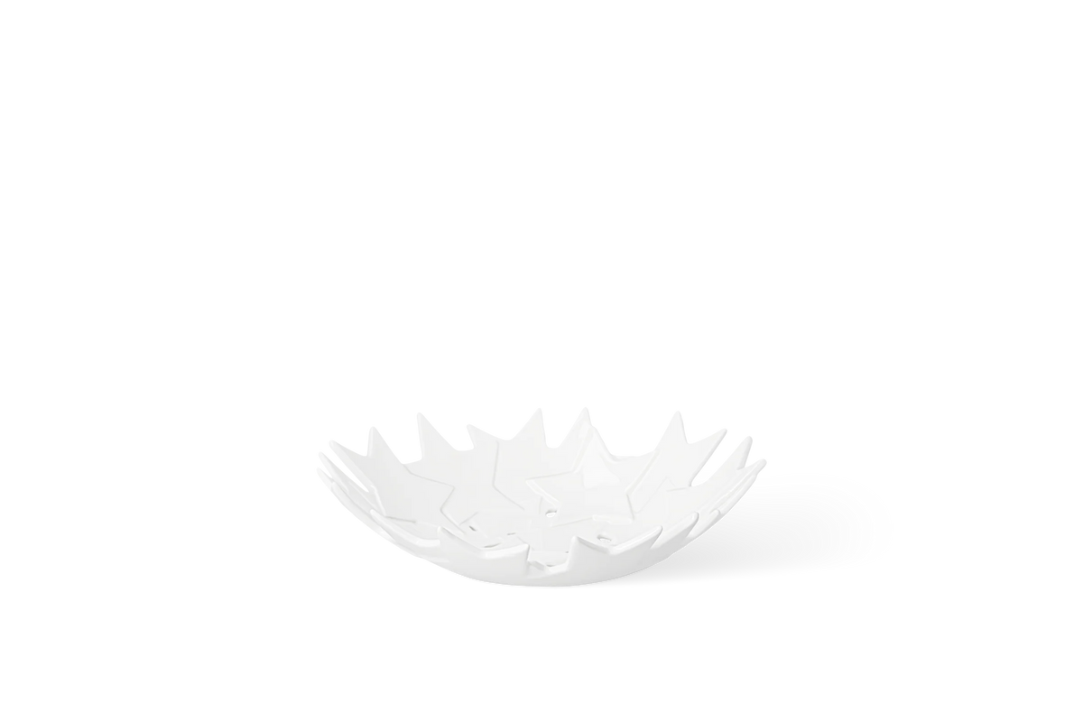 Coupelle bord étoilé Räder porcelaine blanche