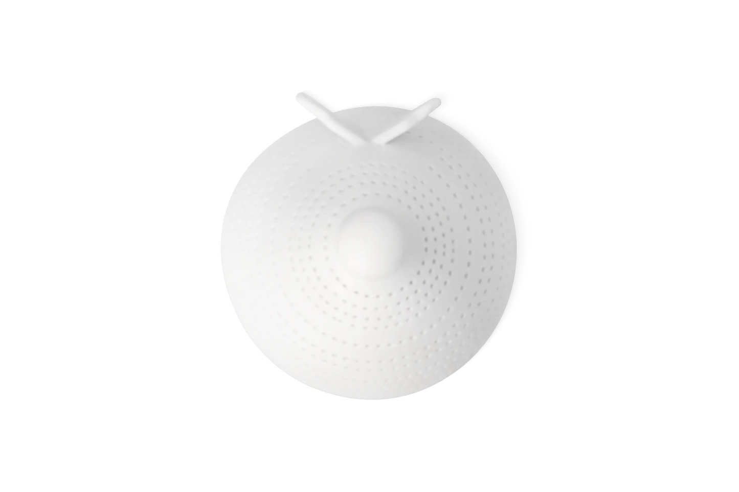 Grand photophore ange Räder porcelaine blanche