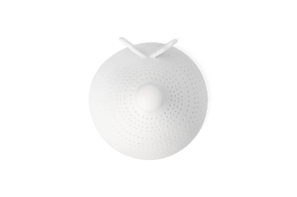 Grand photophore ange Räder porcelaine blanche