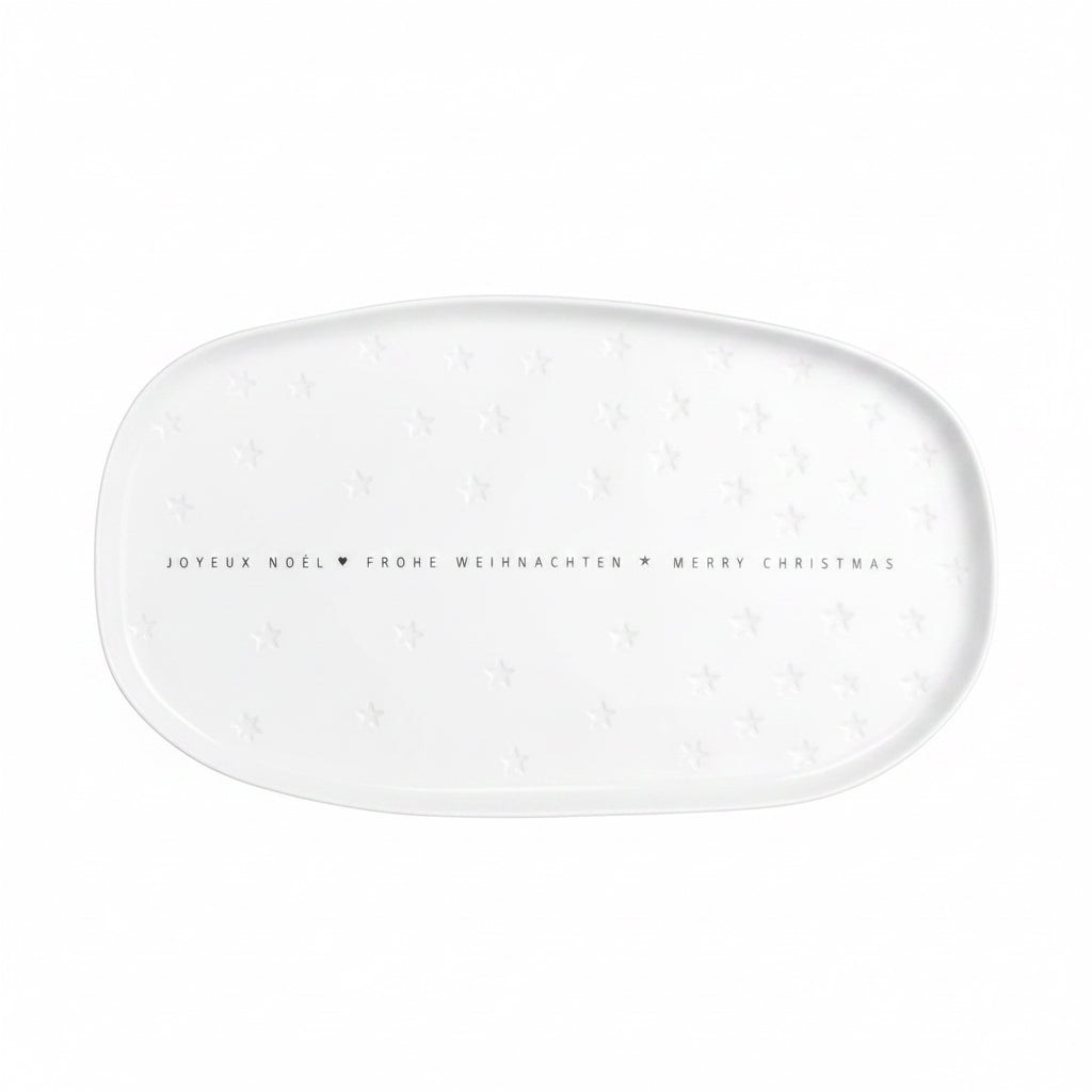 Plateau joyeux Noël Räder porcelaine