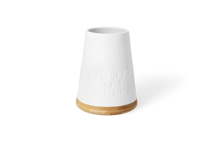 Photophore ville de nuit Räder porcelaine blanche