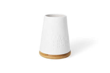 Photophore ville de nuit Räder porcelaine blanche
