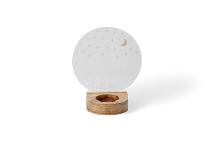 Photophore verre et bois Räder