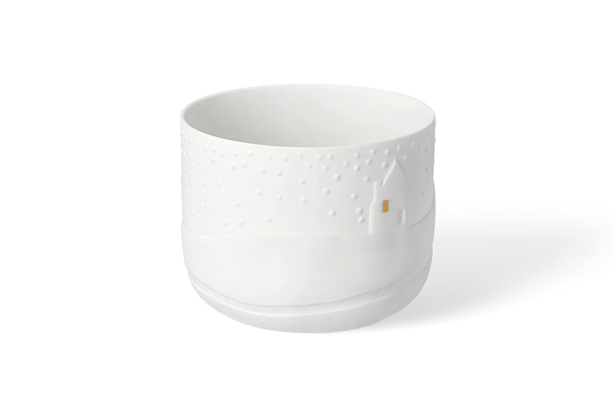 Maisonnette lumineuse en porcelaine Räder porcelaine blanche
