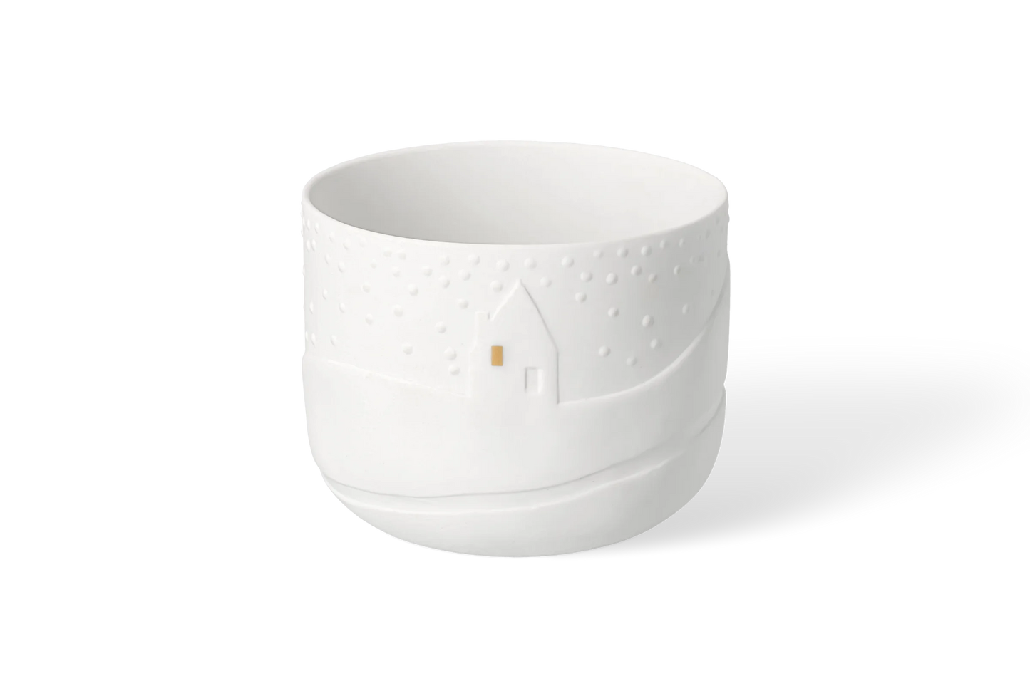 Maisonnette lumineuse en porcelaine Räder porcelaine blanche