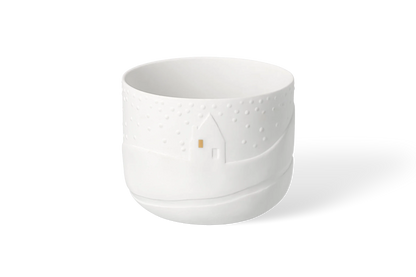 Maisonnette lumineuse en porcelaine Räder porcelaine blanche