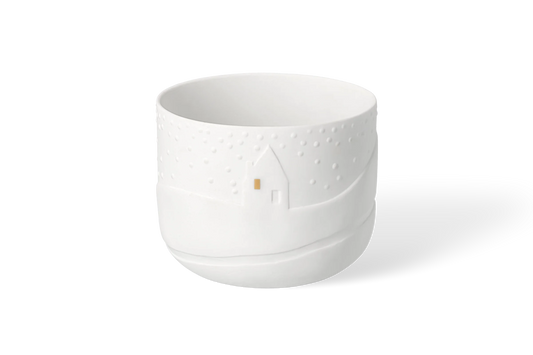 Maisonnette lumineuse en porcelaine Räder porcelaine blanche