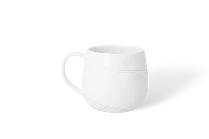 Tasse traces de ski dia Räder porcelaine blanche