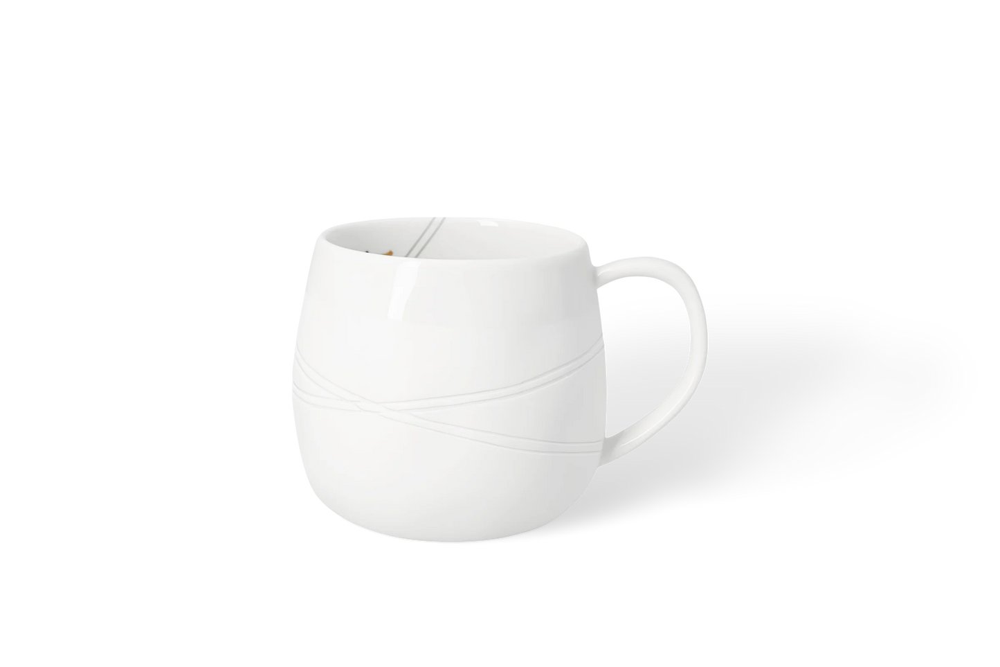 Tasse traces de ski dia Räder porcelaine blanche