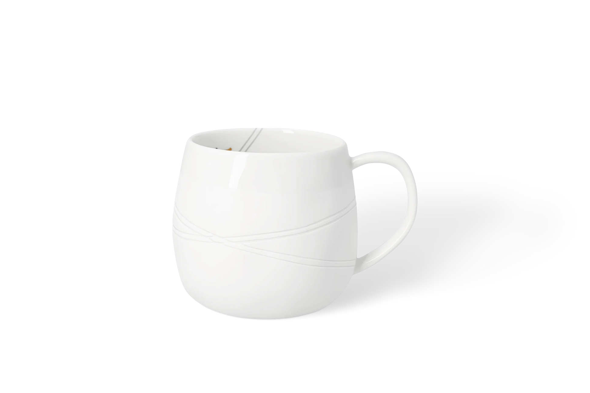 Tasse traces de ski dia Räder porcelaine blanche