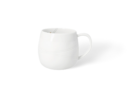 Tasse traces de ski dia Räder porcelaine blanche