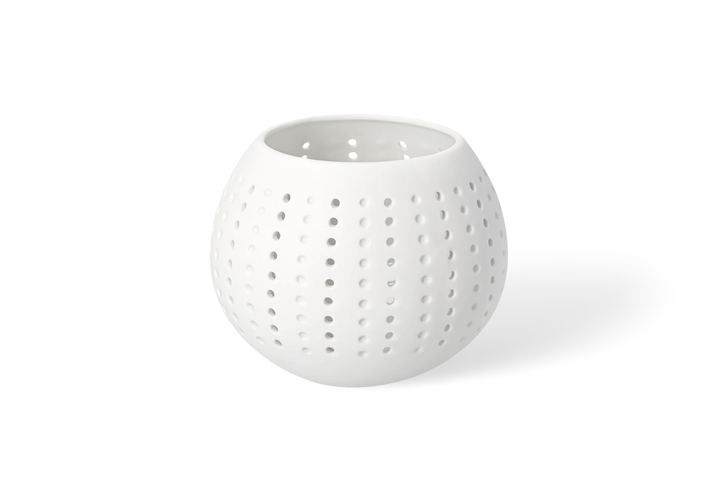 Photophore balle Räder porcelaine blanche