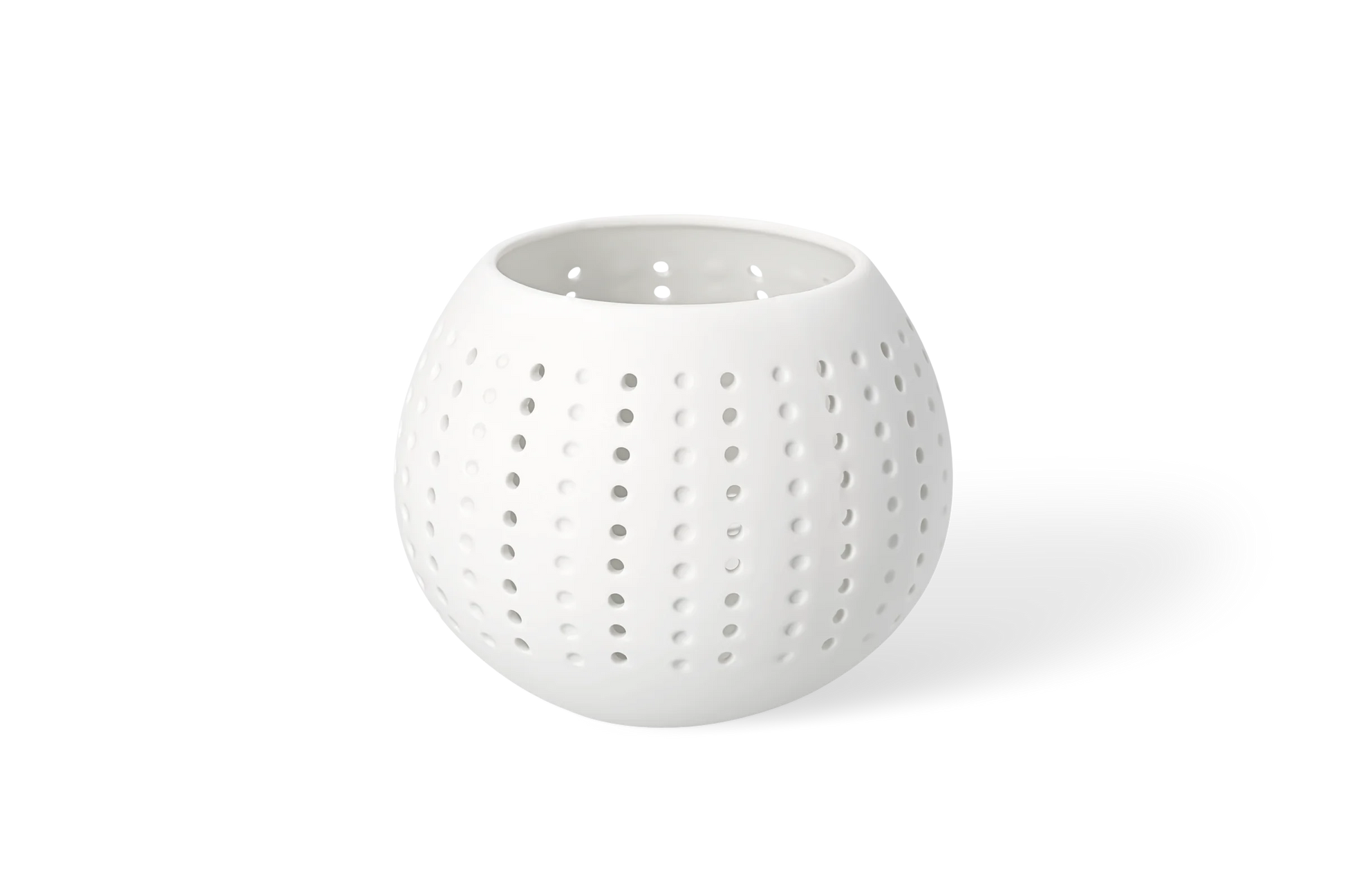 Photophore balle Räder porcelaine blanche