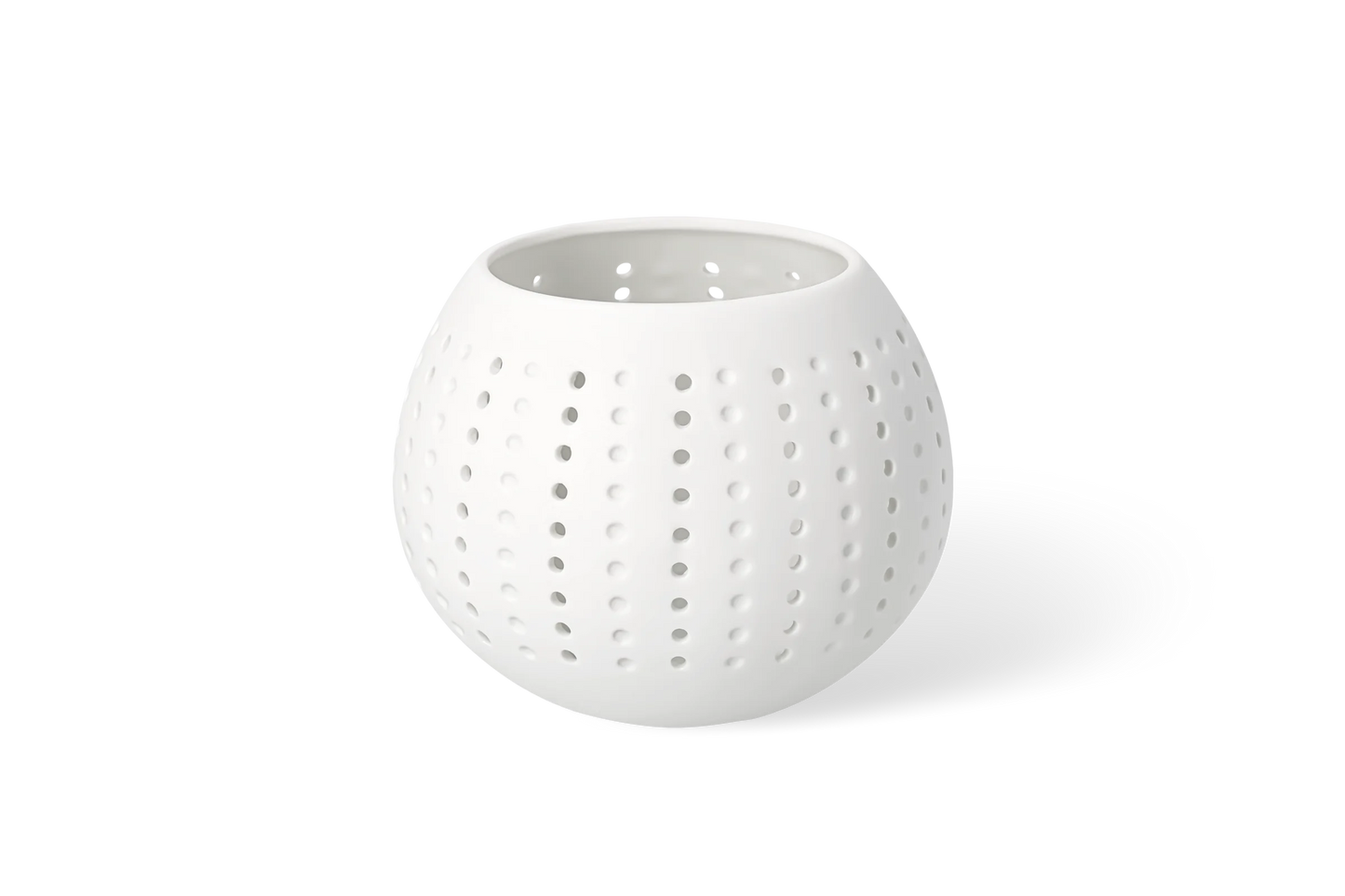 Photophore balle Räder porcelaine blanche