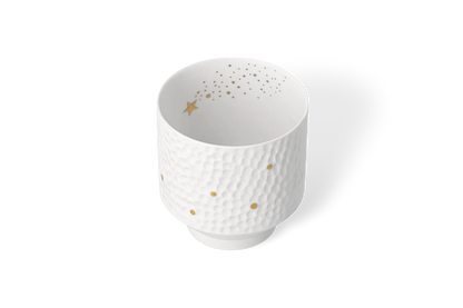 Photophore porcelaine flocons Räder porcelaine blanche