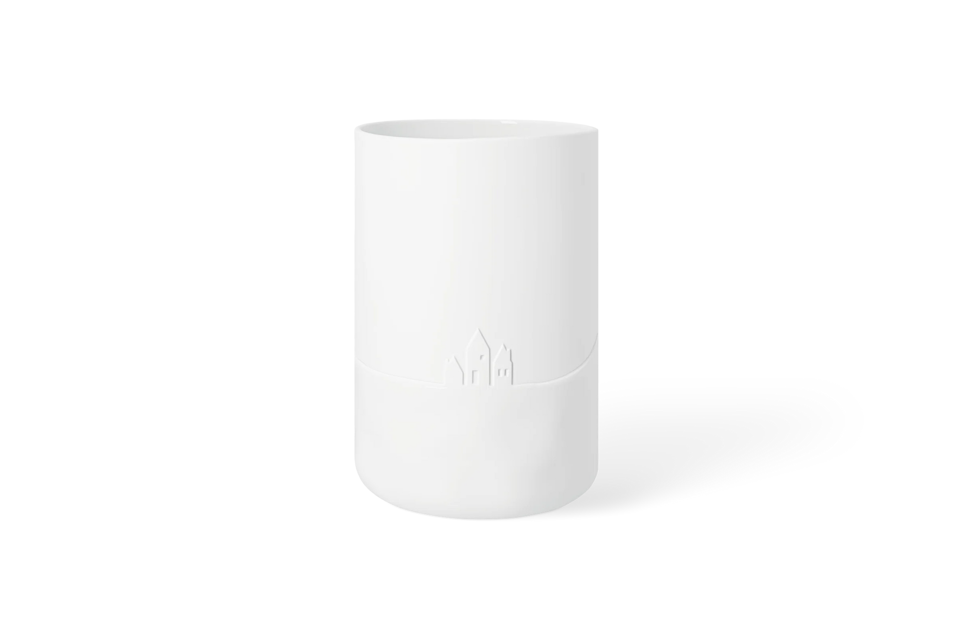 Vase traîneau à chiens en porcelaine Räder porcelaine blanche