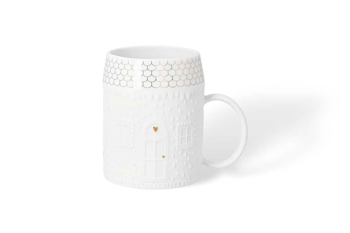 Mug bonhomme pain d'épice Räder porcelaine blanche
