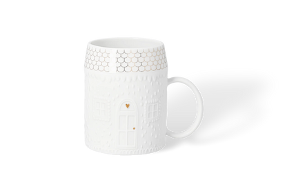Mug bonhomme pain d'épice Räder porcelaine blanche