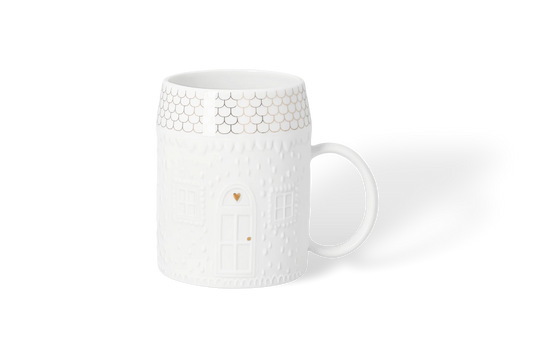 Mug bonhomme pain d'épice Räder porcelaine blanche