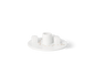 Bougeoir atelier du Père Noël Räder porcelaine blanche