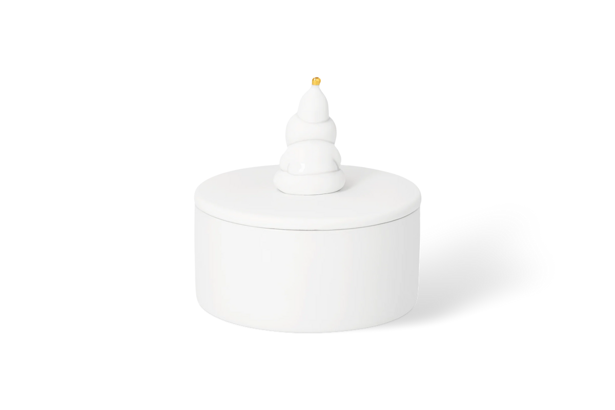 Pot à trésors Père Noël Räder porcelaine blanche